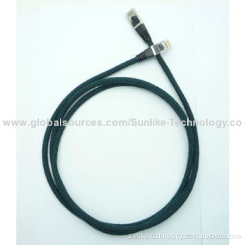 LAN Cable for Computers and Network, Available with T568A/T568B/UTP or FTP Plugs and Various Colors
